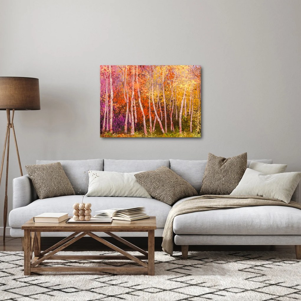 Egy kép egy színes erdőről (70x50 cm)