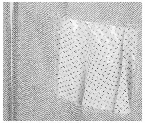 Compactor Boston ruhazsák öltönyökhöz és hosszú ruhákhoz, 60 x 137 cm, szürke, L