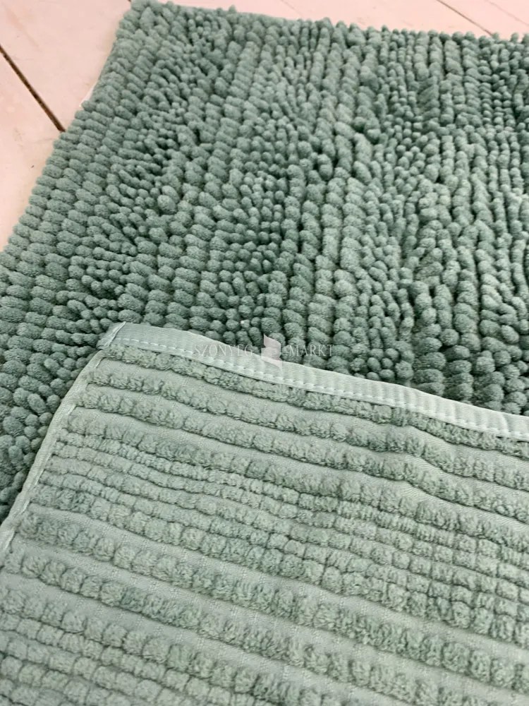Textil tűrkiz (turquoise) fürdőszobai szőnyeg 50x80 cm