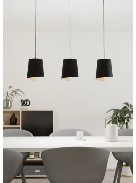 Eglo 900426 - Csillár zsinóron BOLIVIA 3xE27/40W/230V