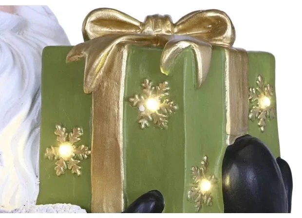 Kerámia nagyméretű télapó dekoráció LED-es csak budapesti szállítással 121 cm