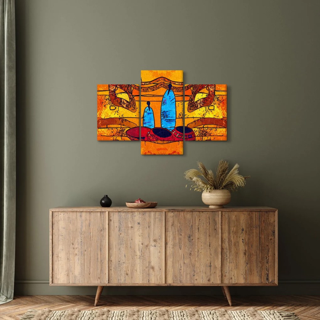 Kép - Ősi festészet (90x60 cm)