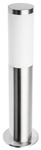 Lámpa Kerti lámpatest MILAN-P 45,E27, MAX.40W, IP44, AC220-240V, 50-60Hz, oszlop 0,45 m, inox