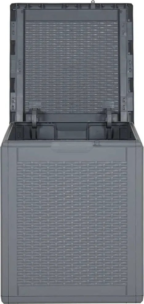 Szürke Pp Rattan Kerti Tárolóláda 90 L