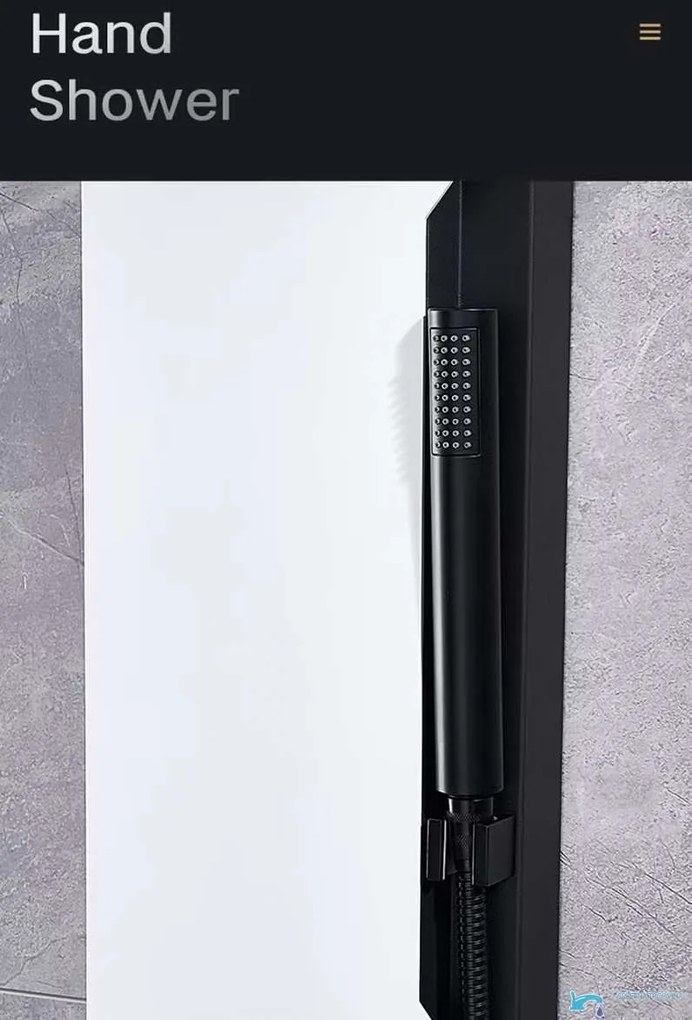 Zuhanypanel ELITE EDITION DELUX BSP1412 LED-világítással és masszázsfúvókákkal, többféle színben