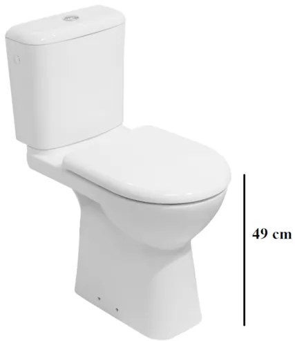 Kombinált wc Jika Deep alsó kifolyással SIKOSJOLSB23617