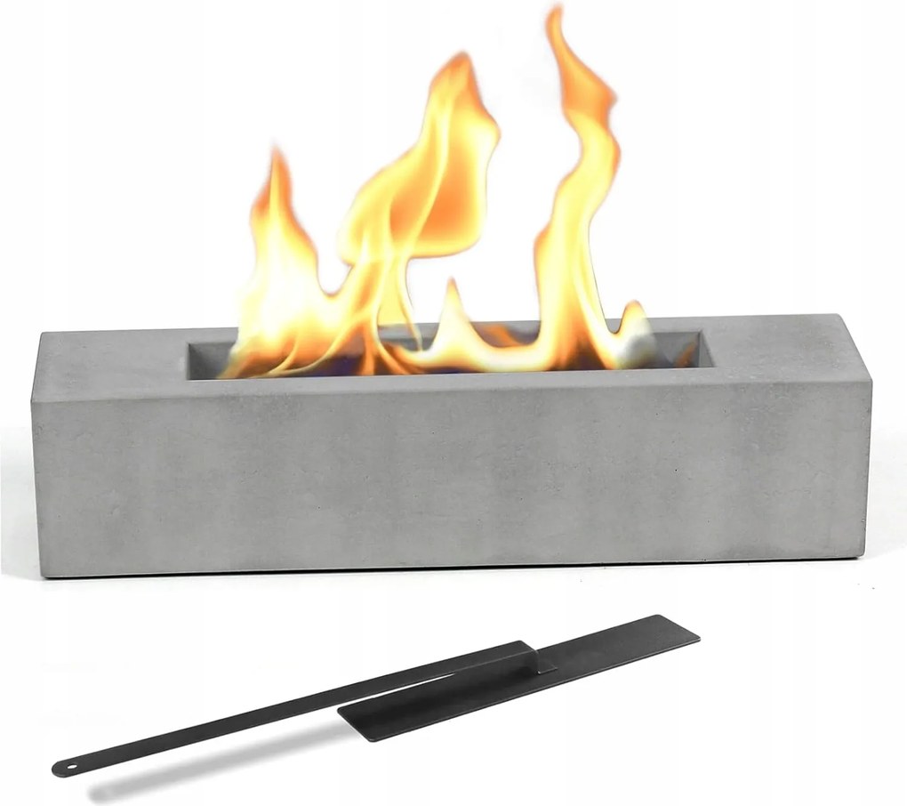 Biokandalló Asztali Kandalló Hordozható Beton Bioetanol