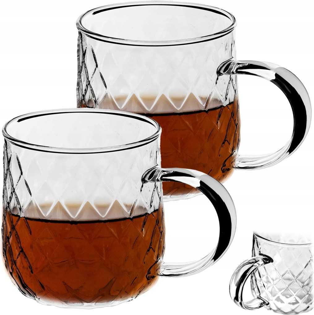 Tea Poharak Kávéfüllel 350ml Italos Pohár Szett 2x