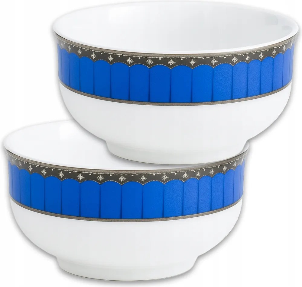 Lux Egyedi 2x Mártogatós Szószos Tál Platina Díszítéssel