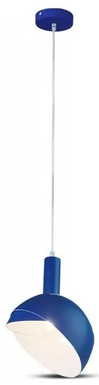 V-Tac Csillár zsinóron 1xE14/60W/230V kék VT0631
