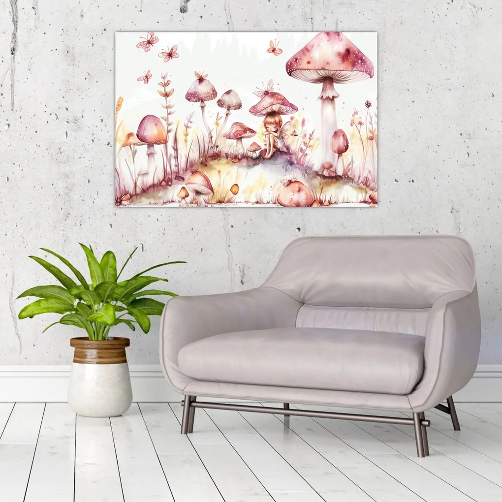 Kép - Rózsaszín tündér (90x60 cm)