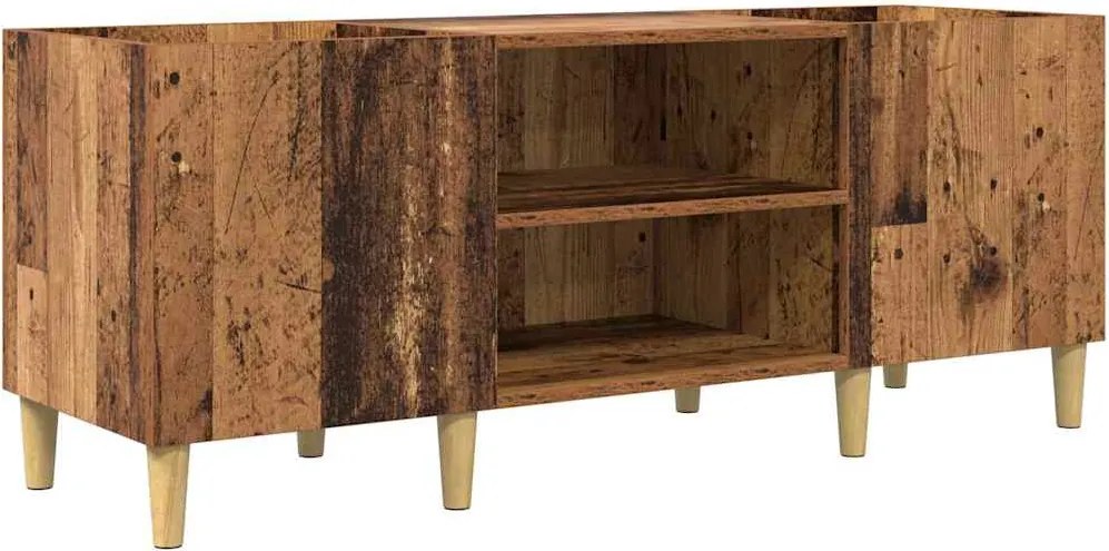 vidaXL Hanglemez szekrény Öreg fa 121 x 38 x 48 cm Faanyag