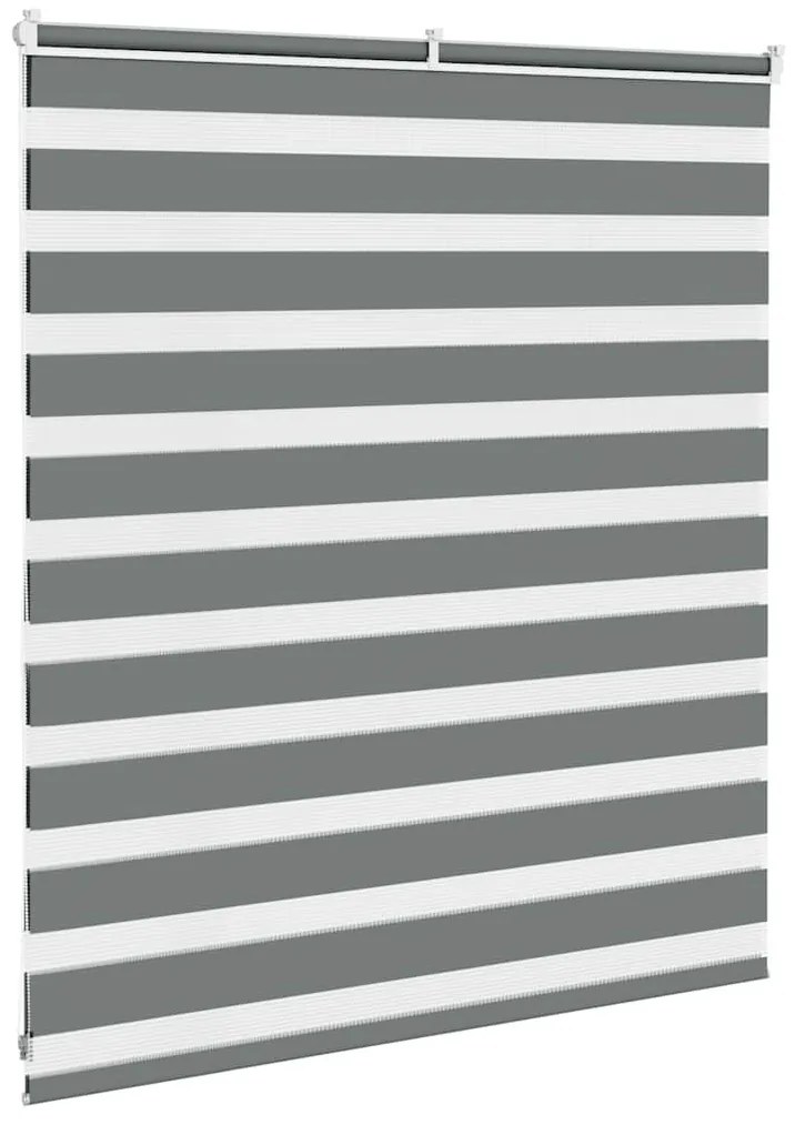 zebrafüggönnyel sötét szürke szövetszélesség 120,9cm poliészter