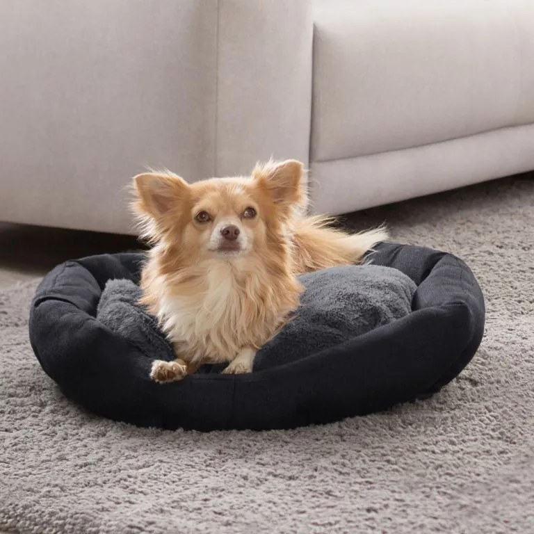 PESTUFF Kutyafekhely Octagon 50 x 57 x 13 cm fekete