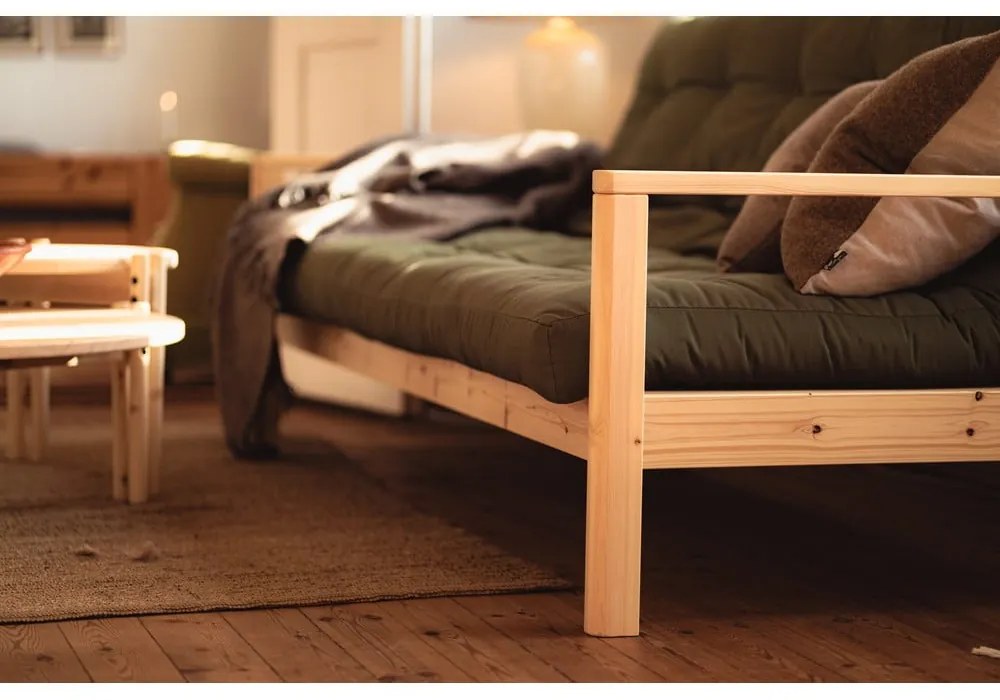 Borvörös kinyitható kanapé 205 cm Knob – Karup Design