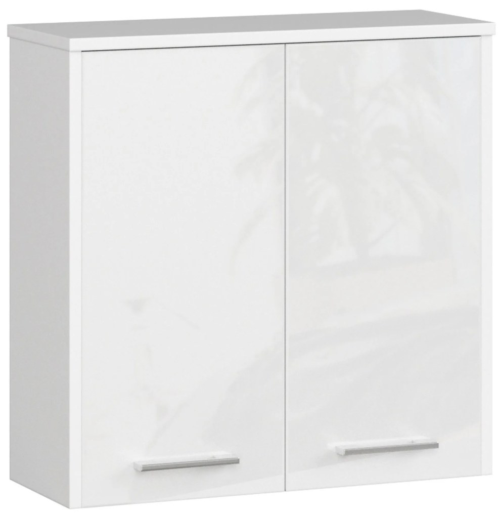 Függesztett fürdőszoba szekrény Farid Típus 5 (fényes fehér). Akció -20%. 1069071