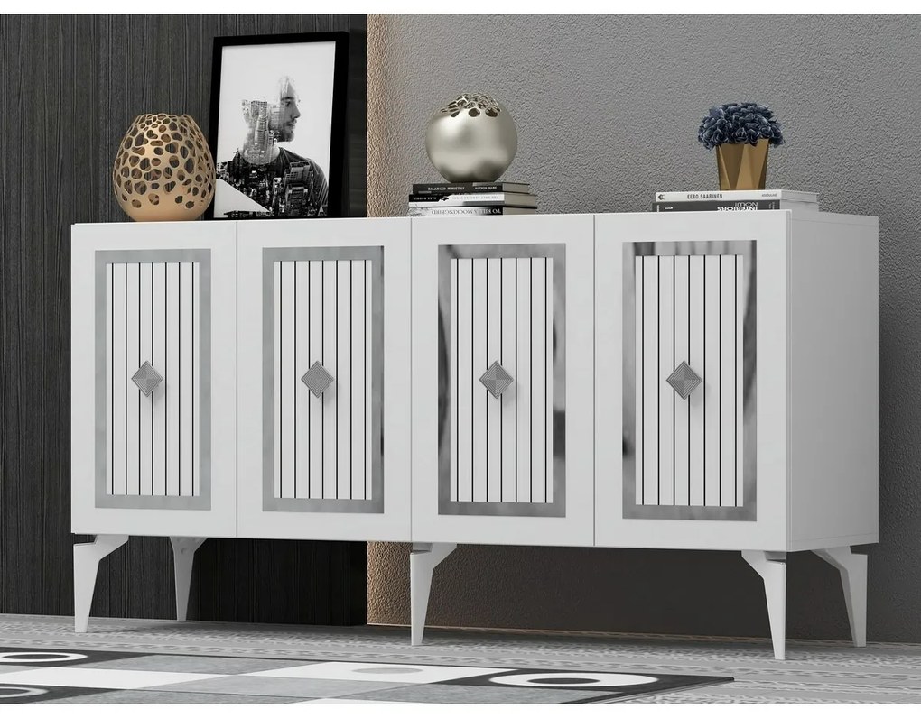 Nora White and Silver szekrény