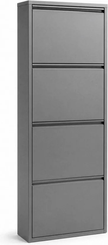 Fém cipősszekrény, antracit, 50 cm – TR307GLM1138