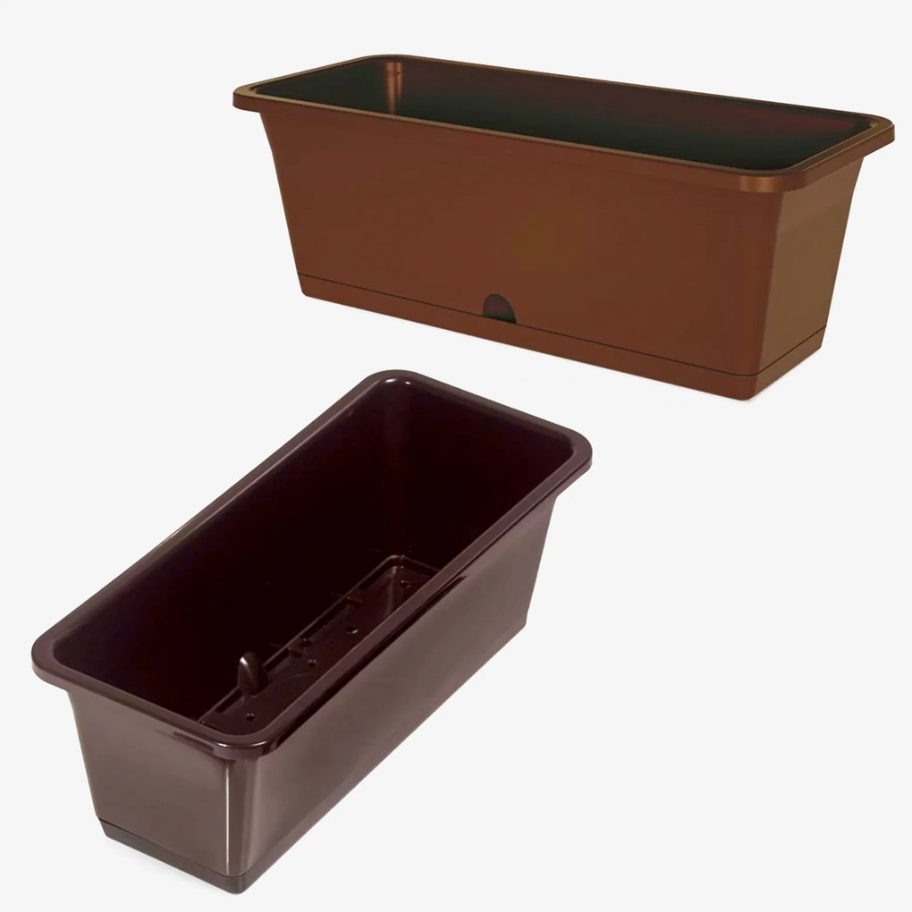 Camelia Erkélyláda Virágtartó DCM 0,6M Prosperplast Barna