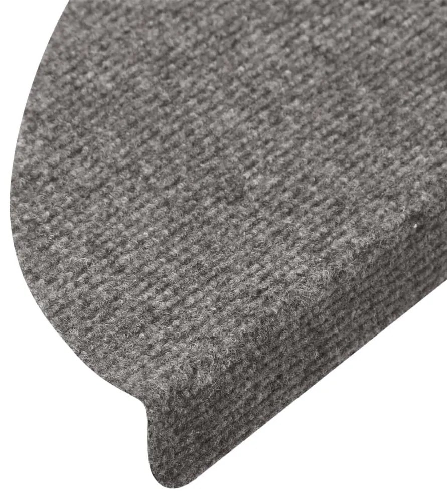10 db fekete öntapadó lépcsőszőnyeg 56 x 17 x 3 cm