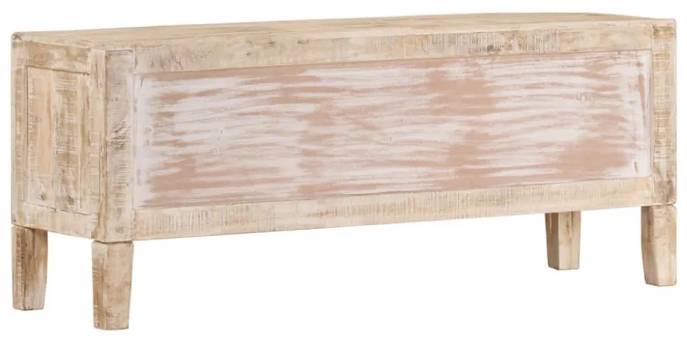 tömör mangófa TV-szekrény 110 x 35 x 46 cm