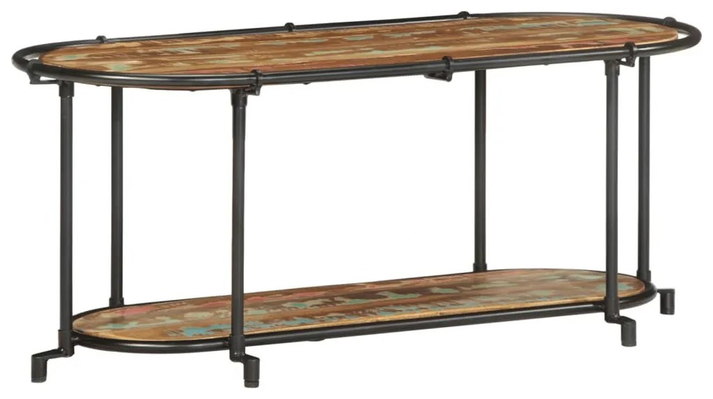 tömör újrahasznosított fa TV-szekrény 100 x 42 x 40 cm