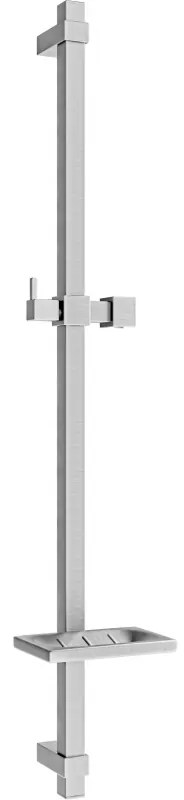 Mexen DQ zuhanyrúd szappantartóval, 80 cm, grafit - 79381-66