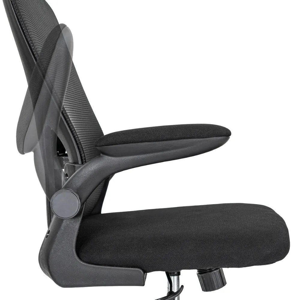 Flexo ergonomikus irodai forgószék deréktámasszal fekete