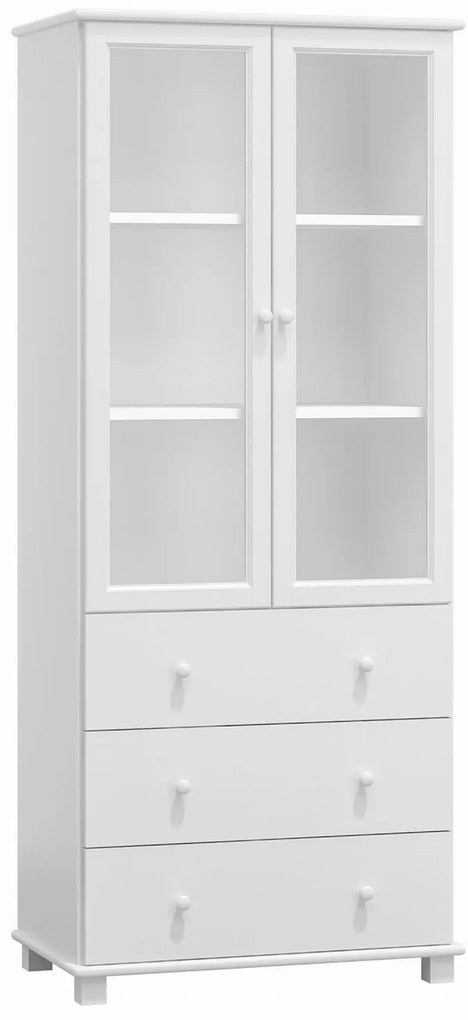 Vitrin RW104 80x42 cm Fehér