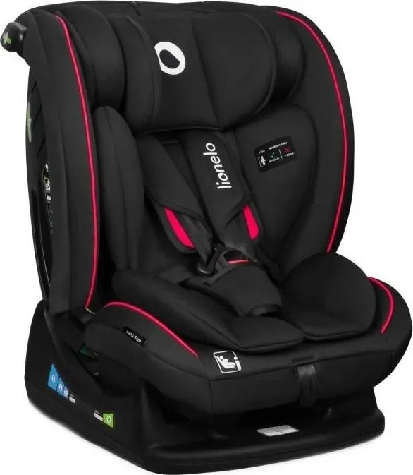 Lionelo - Autós gyerekülés AART i-Size 40-150 cm fekete/piros