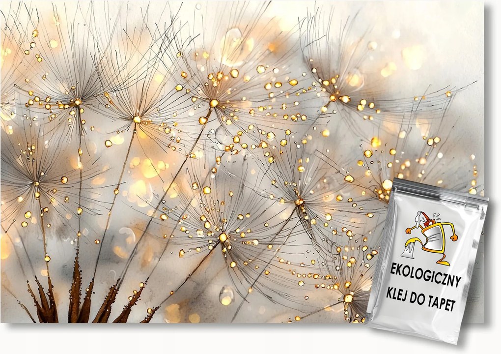 Fotótapéta Flizelina Természet Növény Virág Pitypang Makró 368x254 ragasztó