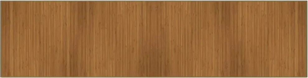 vidaXL négyszögletű barna bambusz szőnyeg 100 x 400 cm