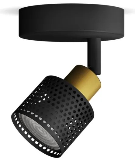 Philips - Spotlámpa NIALL 1xGU10/5W/230V fekete/réz