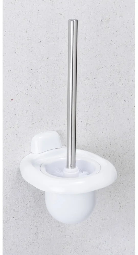 Fehér fali műanyag WC-kefe Pure – Wenko