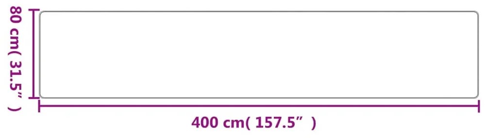 homokszínű szizálhatású futószőnyeg 80 x 400 cm