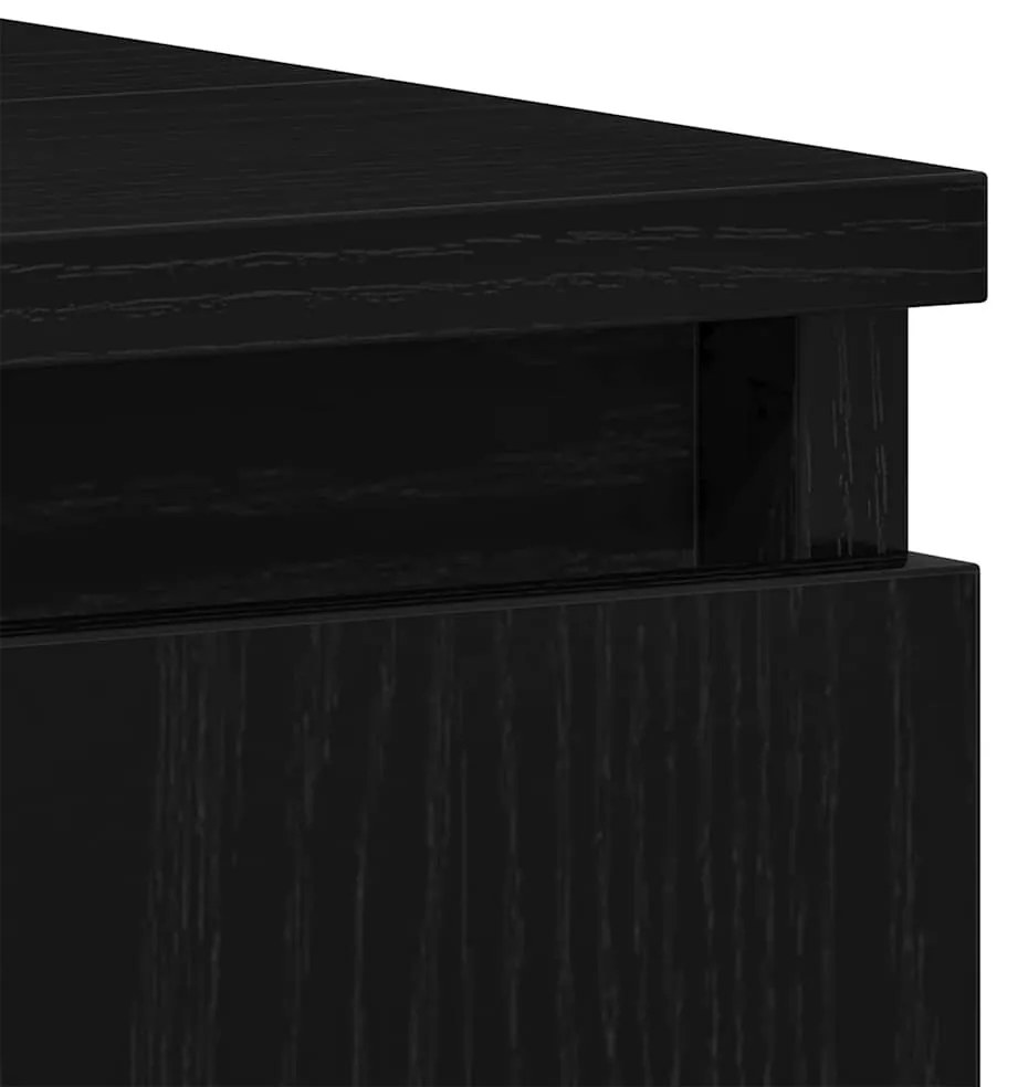 Fürdőszoba Székény fiókkal Musta tammi 80 x 33 x 60 cm Faanyag