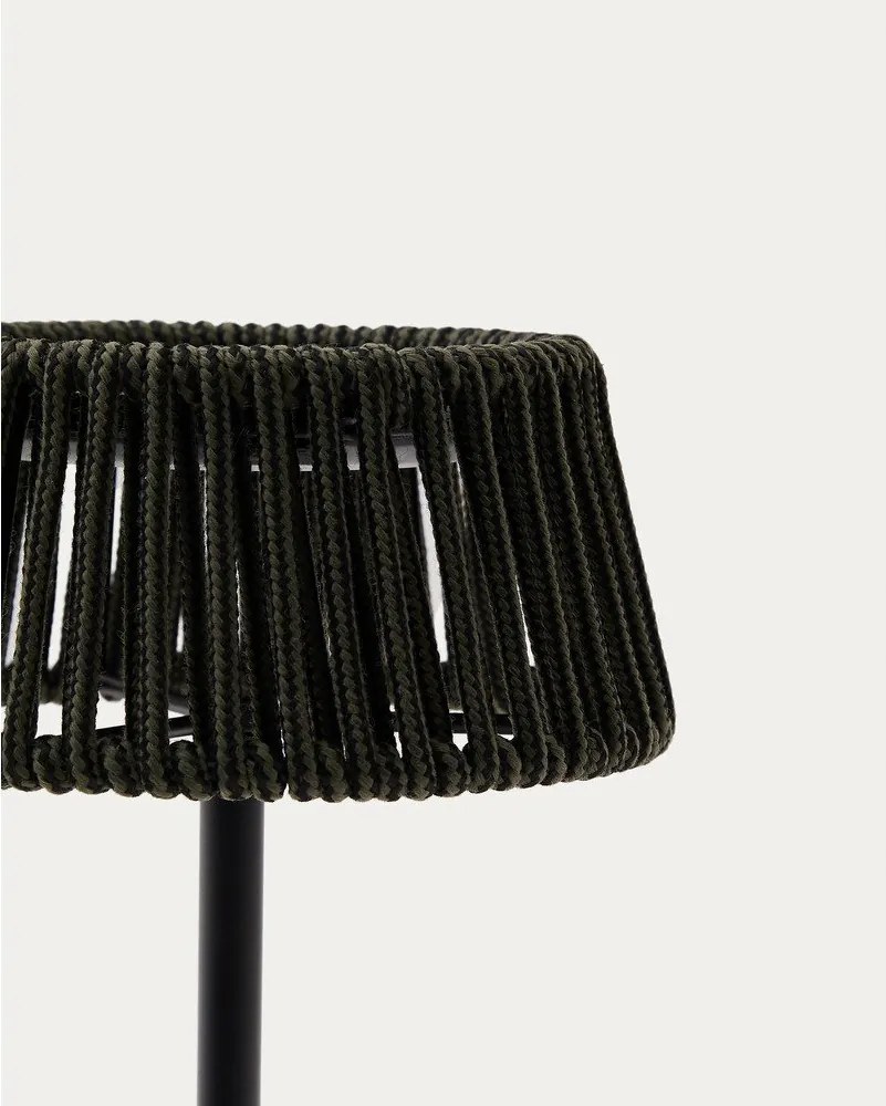 Napelemes LED asztali-hordozható kültéri lámpa ø 11 cm Aldet – Kave Home