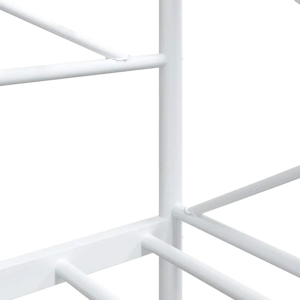 kanapéágy matrac nélkül fehér 80x200 cm acél