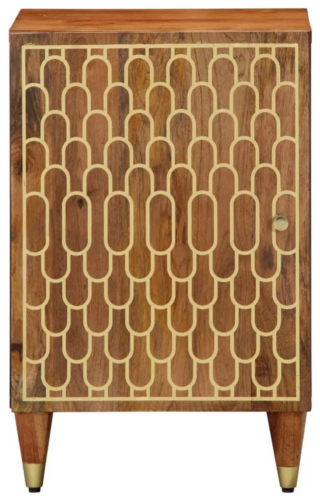 Tömör mangófa fürdőszobaszekrény 38 x 33 x 58 cm