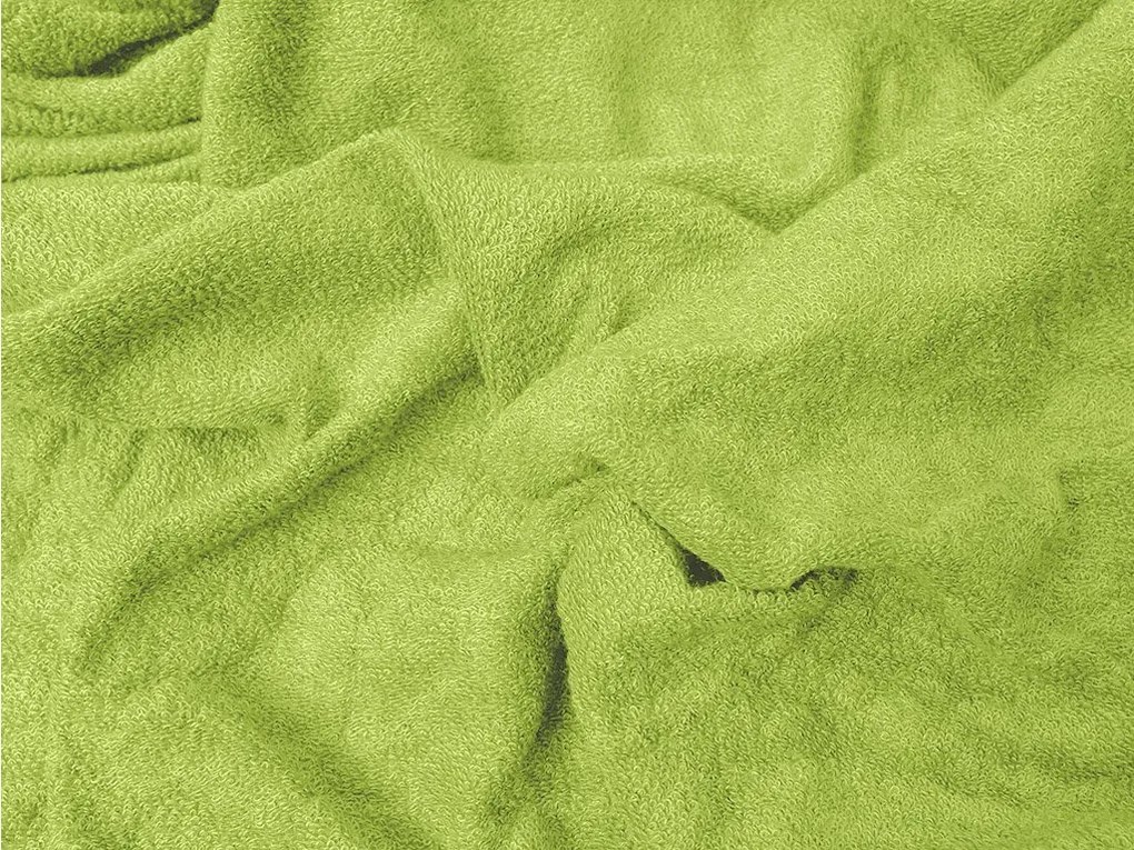 Frottír gumis lepedő EXCLUSIVE világoszöld 90 x 200 cm