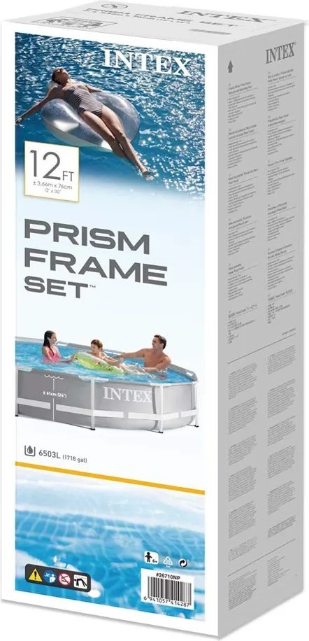 INTEX MetalPrism Pool fémvázas medence 366 x 76 cm (26710)