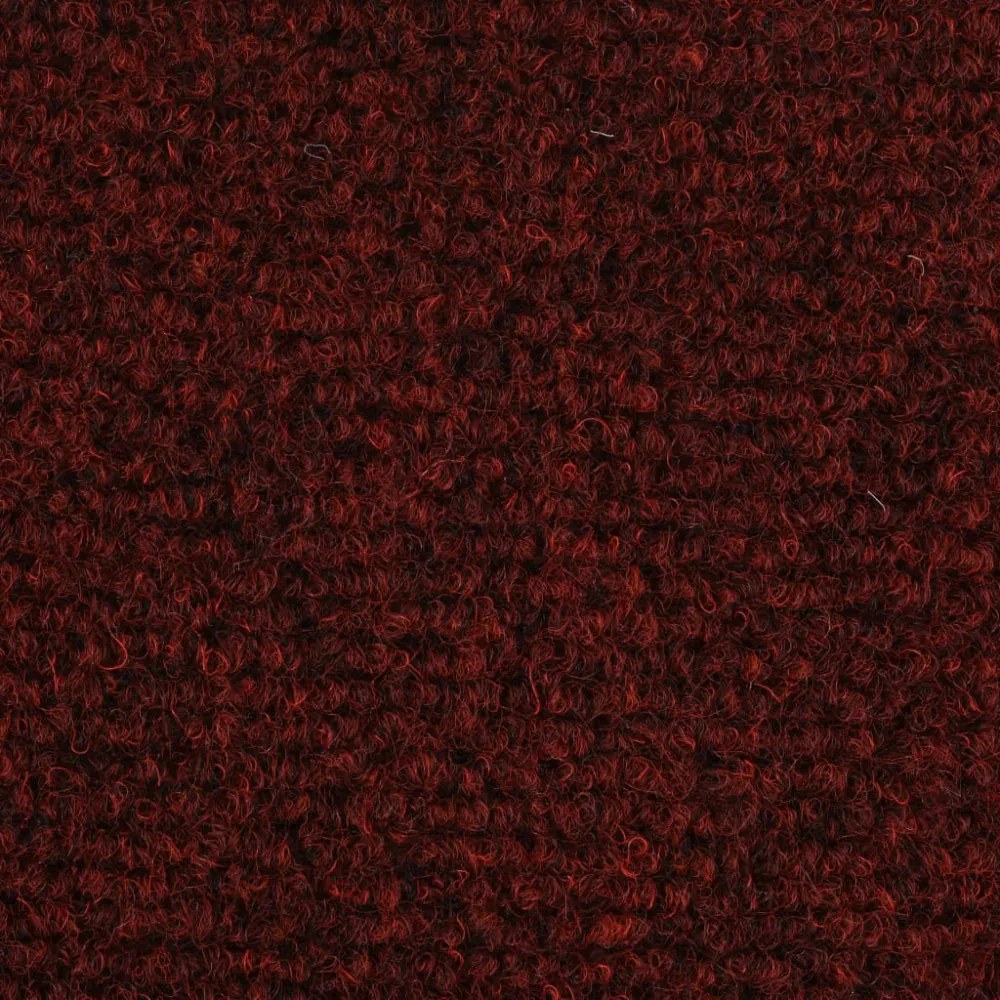 15 db piros öntapadós lépcsőszőnyeg 56x17x3 cm