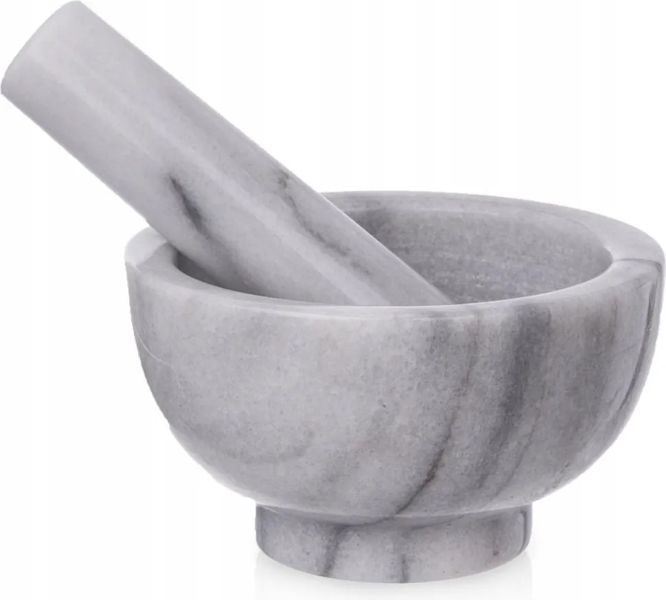 Márvány mozsár kő konyhai fűszerek reszeléséhez pesto zúzó