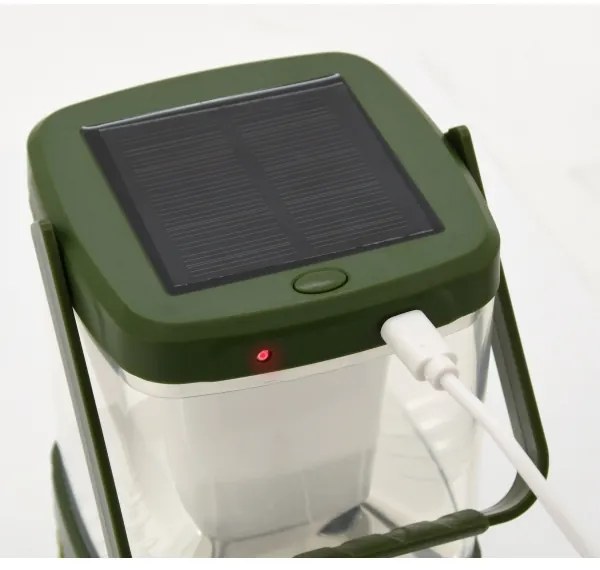 LED Hordozható újratölthető lámpa rovarcsapdával LED/3W/1800 mAh zöld