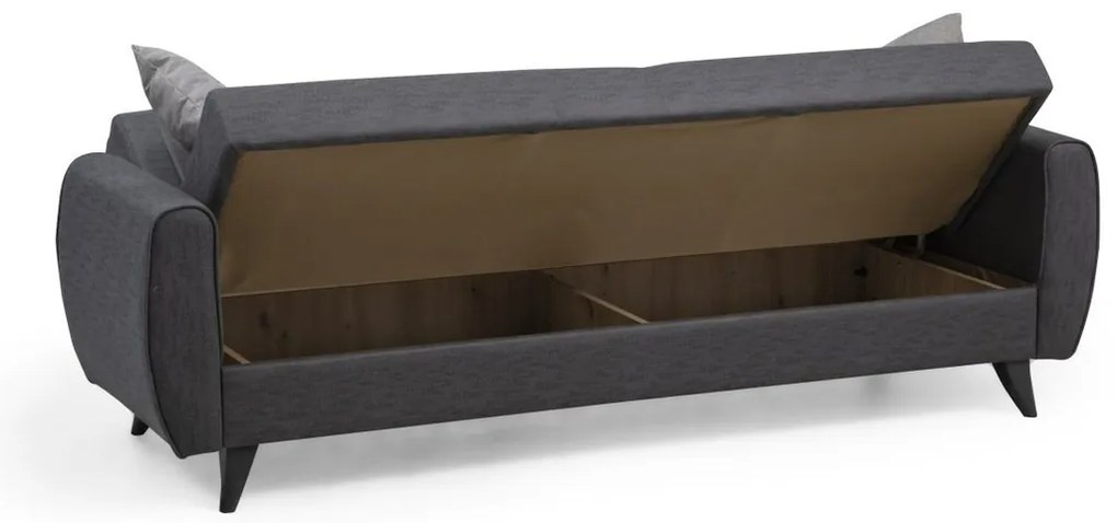 Alkon 3 Dark Grey kinyitható kanapé