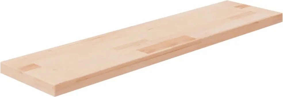 vidaXL kezeletlen tömör tölgyfa polclap 80 x 20 x 2,5 cm