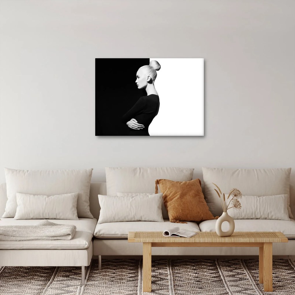 Kép - Nő à la yin and yang (70x50 cm)