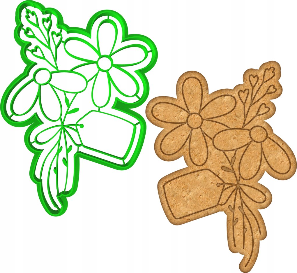 Húsvéti Forma Anyák Napi lyukasztó Virágok Virág Csokor 14cm