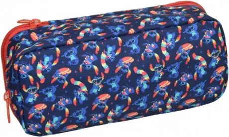 Disney Lilo és Stitch, A csillagkutya Chillin' 2 rekeszes tolltartó 23,5 cm