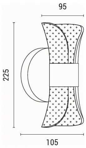 LED Fali lámpa LED/8W/230V 3000K
